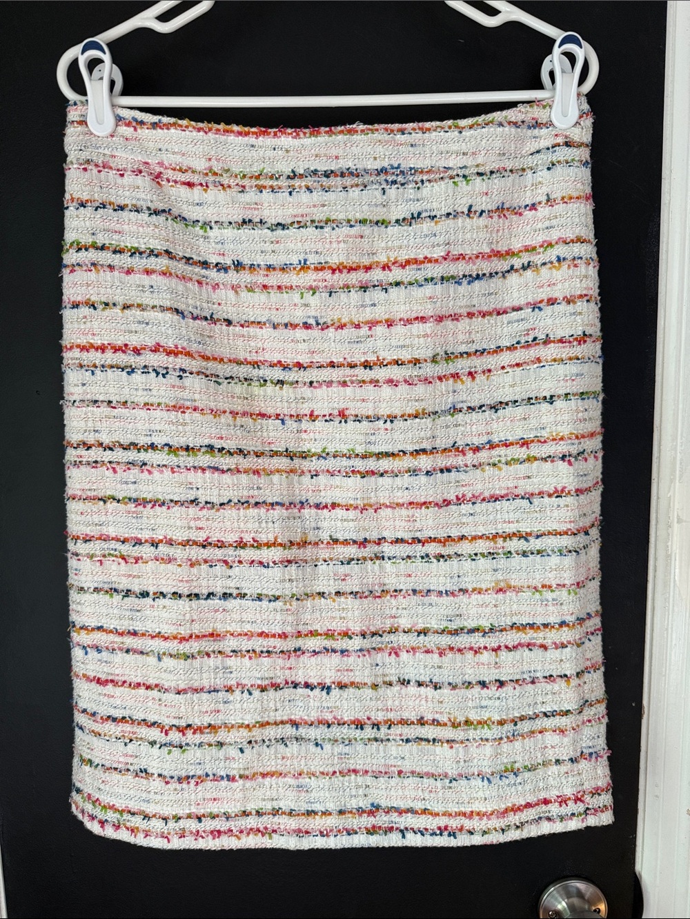 J. Crew Rainbow Bouclé No. 2 Pencil Skirt Size: 8 Length: 22.5”